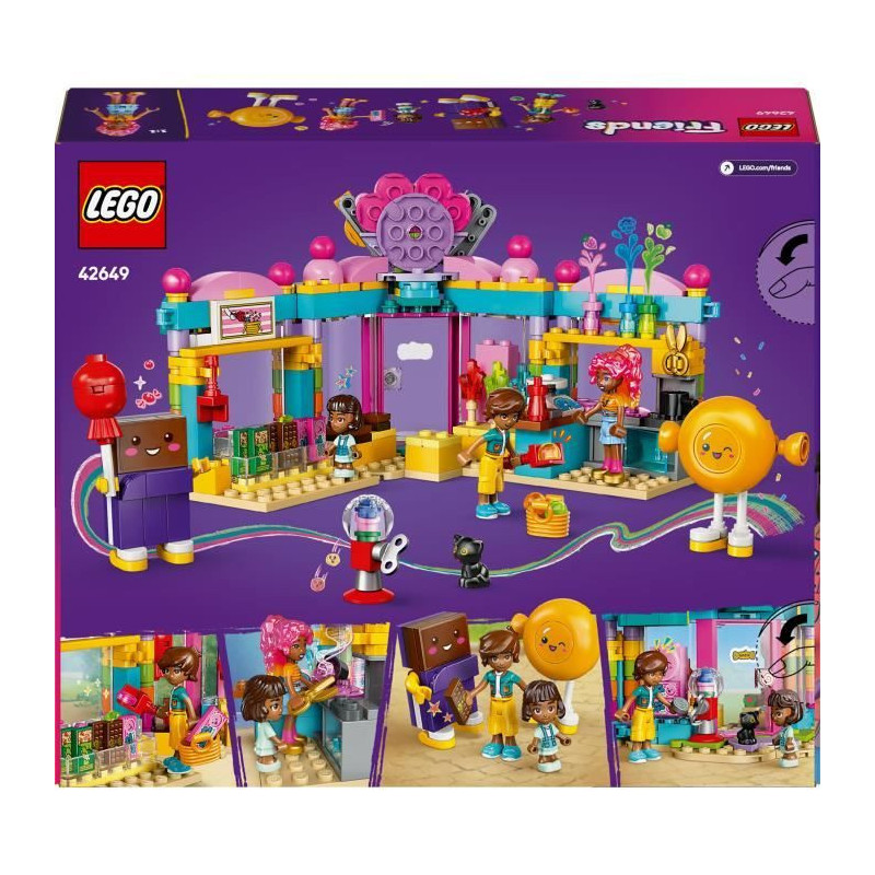 LEGO Friends 42649 Heartlake Candy Shop - Girls' Candy Shop