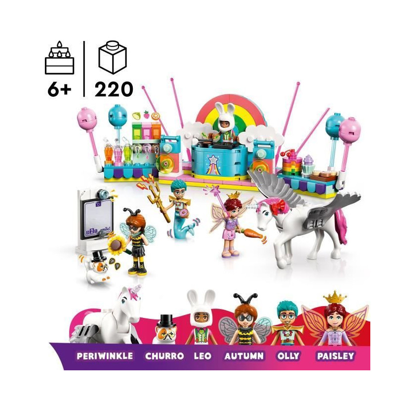 LEGO Friends 42661 Unicorn and Fairy Dress-Up Party - Playset for Girl