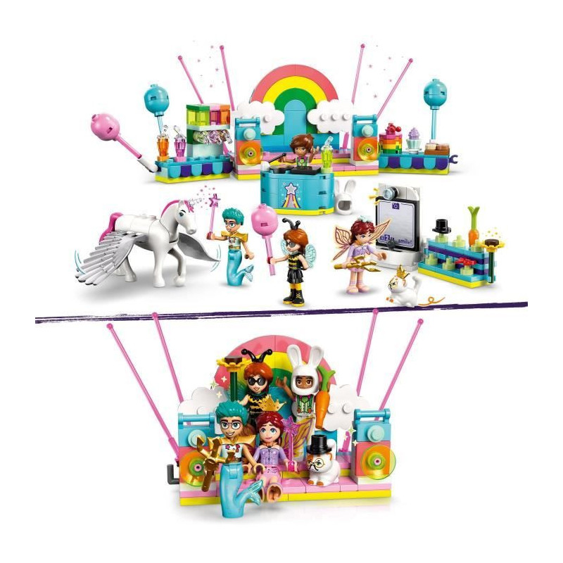 LEGO Friends 42661 Unicorn and Fairy Dress-Up Party - Playset for Girl