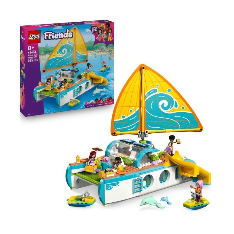 LEGO Friends 42664 Boat Adventure - Creative Playset for Girls Ages 8