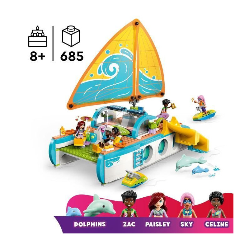 LEGO Friends 42664 Boat Adventure - Creative Playset for Girls Ages 8