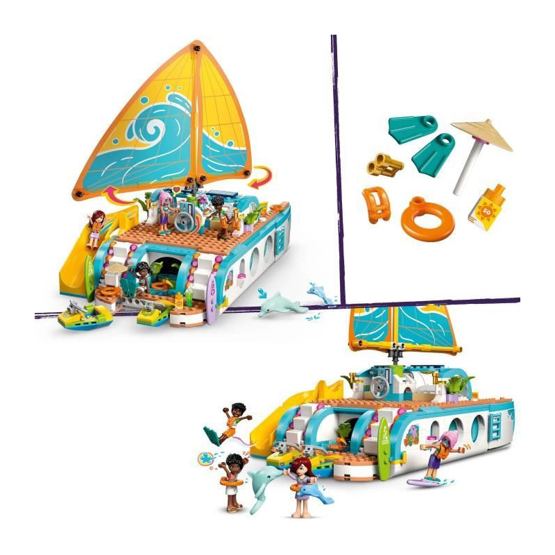 LEGO Friends 42664 Boat Adventure - Creative Playset for Girls Ages 8