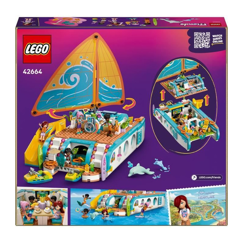 LEGO Friends 42664 Boat Adventure - Creative Playset for Girls Ages 8