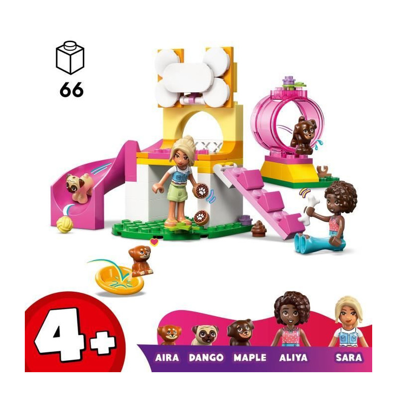 LEGO Friends 42665 Puppy Playground - Creative Playset for 4 Year Old