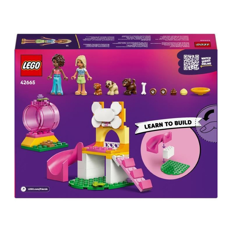 LEGO Friends 42665 Puppy Playground - Creative Playset for 4 Year Old
