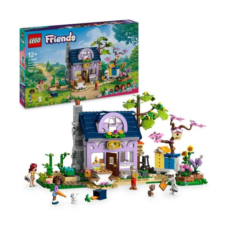 LEGO Friends 42669 Beekeeper's House and Flower Garden - Creative Play