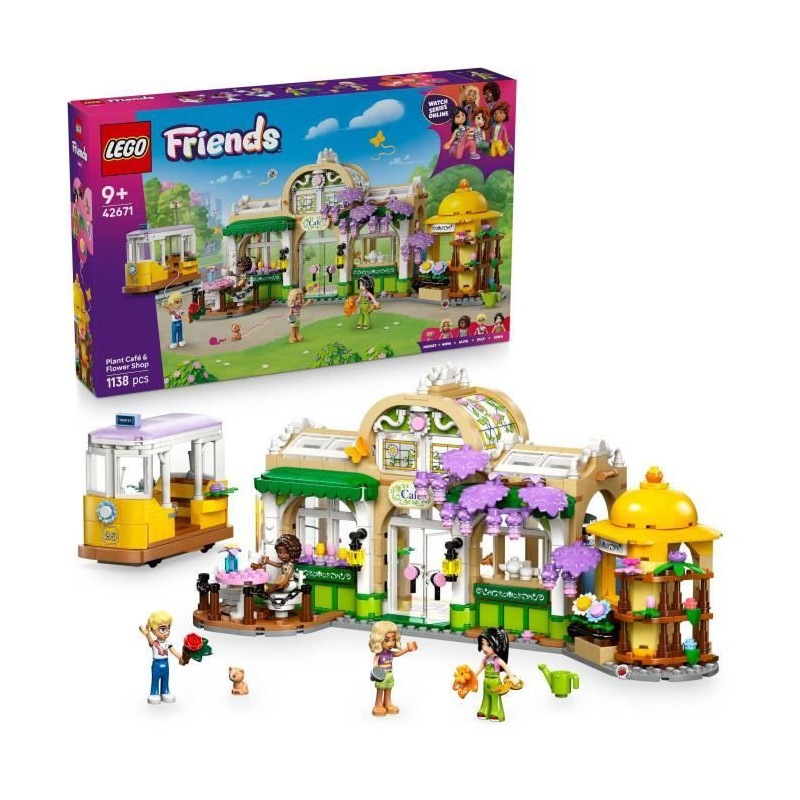 LEGO Friends 42671 Plant Cafe and Flower Stand - Building Set for Girl