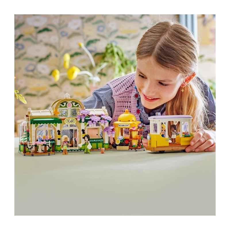 LEGO Friends 42671 Plant Cafe and Flower Stand - Building Set for Girl