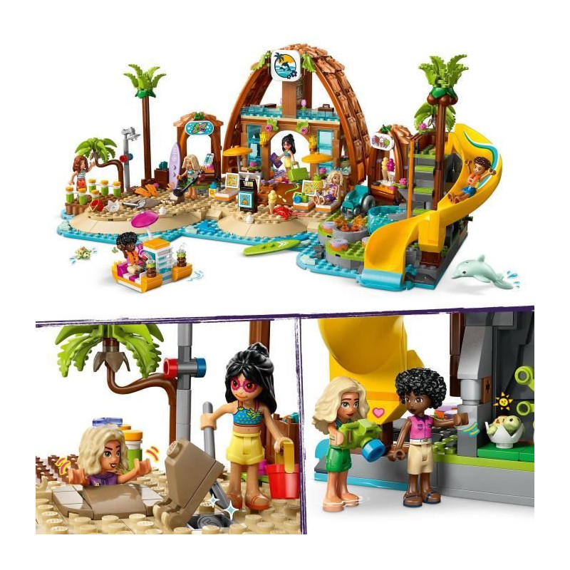 LEGO Friends 42673 Beach Resort Vacation - Building Set for Girls Ages