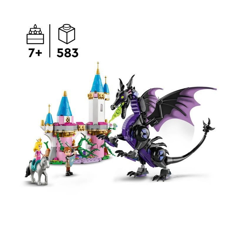 LEGO | Disney Princess 43240 Maleficent as a dragon, toy for fans of t