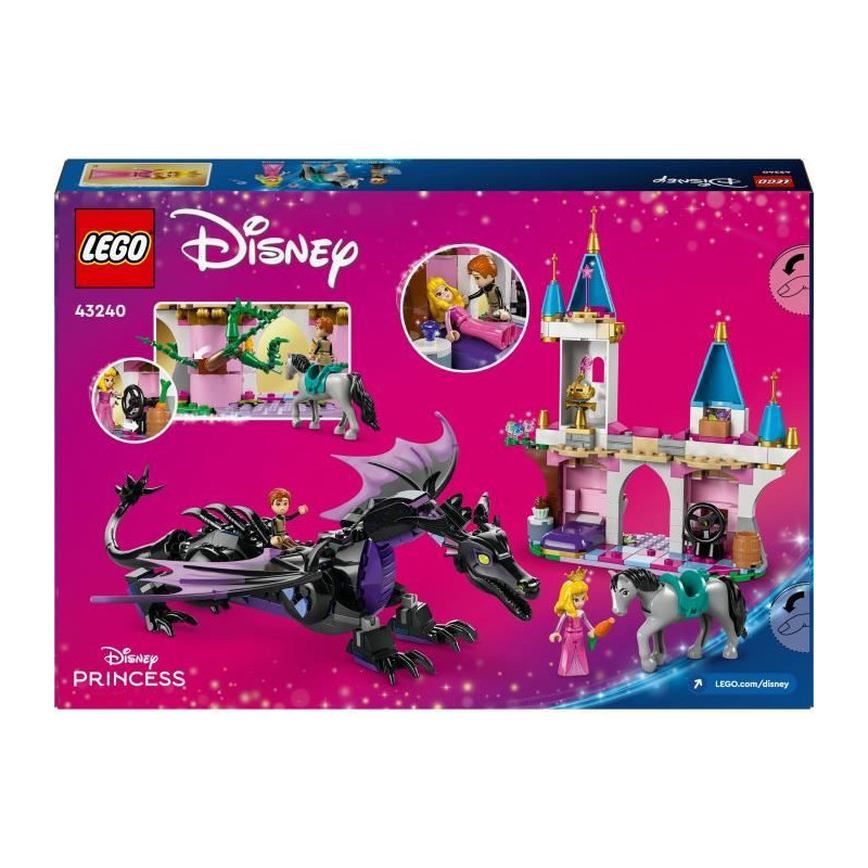 LEGO | Disney Princess 43240 Maleficent as a dragon, toy for fans of t