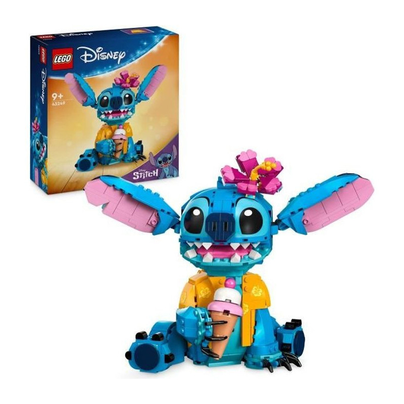 LEGO | Disney 43249 Stitch, Building Set for Kids, Ice Cream Cone and
