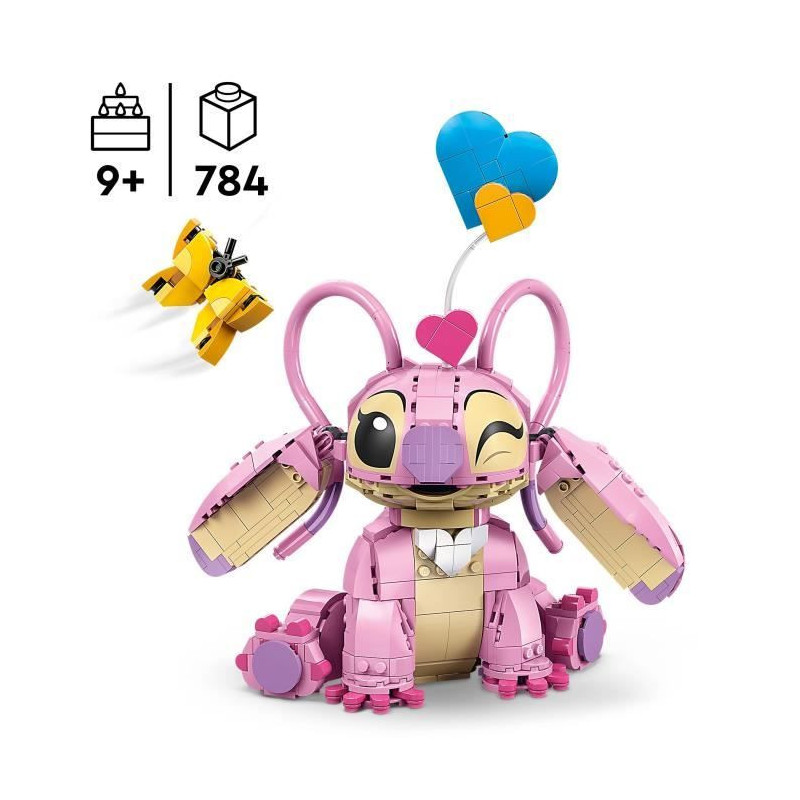 LEGO | Disney 43257 Angel Lilo & Stitch Building Set for Girls or Boys
