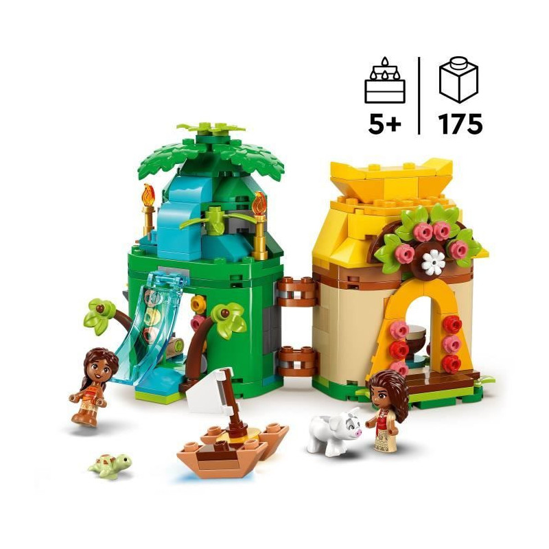 LEGO | Disney 43260 Moana's Island Mini-Doll House Building Set