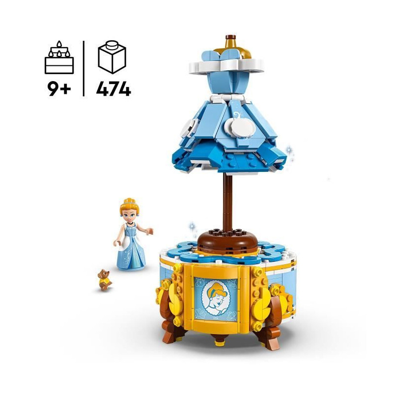 LEGO | Disney Princess 43266 Cinderella's Dress - Building Set for Gir