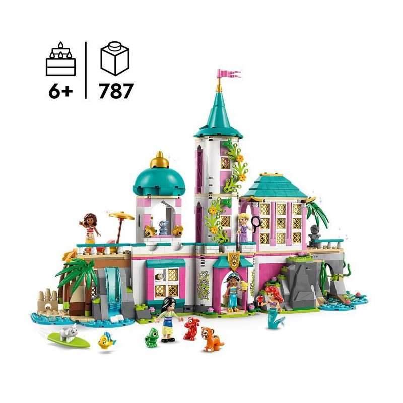 LEGO | Disney 43267 Princess Castle and Royal Pets - Game for Girls Ag