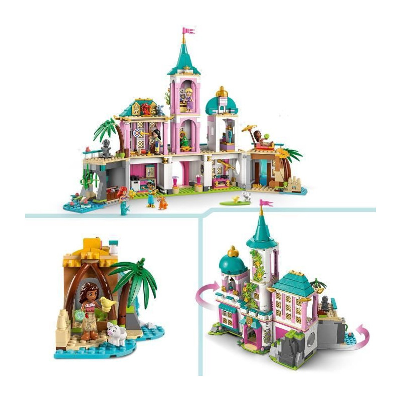 LEGO | Disney 43267 Princess Castle and Royal Pets - Game for Girls Ag
