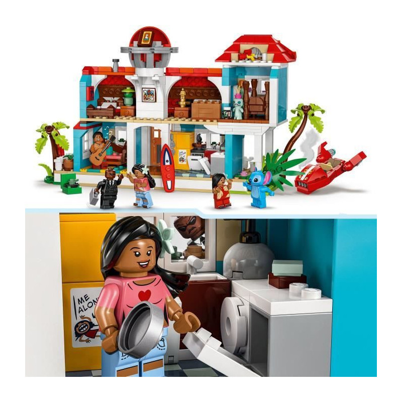 LEGO | Disney Lilo & Stitch's Beach House, Building Set for Kids and F