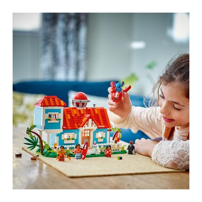 LEGO | Disney Lilo & Stitch's Beach House, Building Set for Kids and F