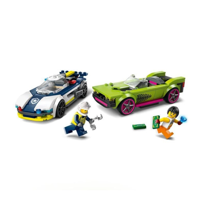 LEGO 60415 City The Chase between the Police Car and the Super Car, To
