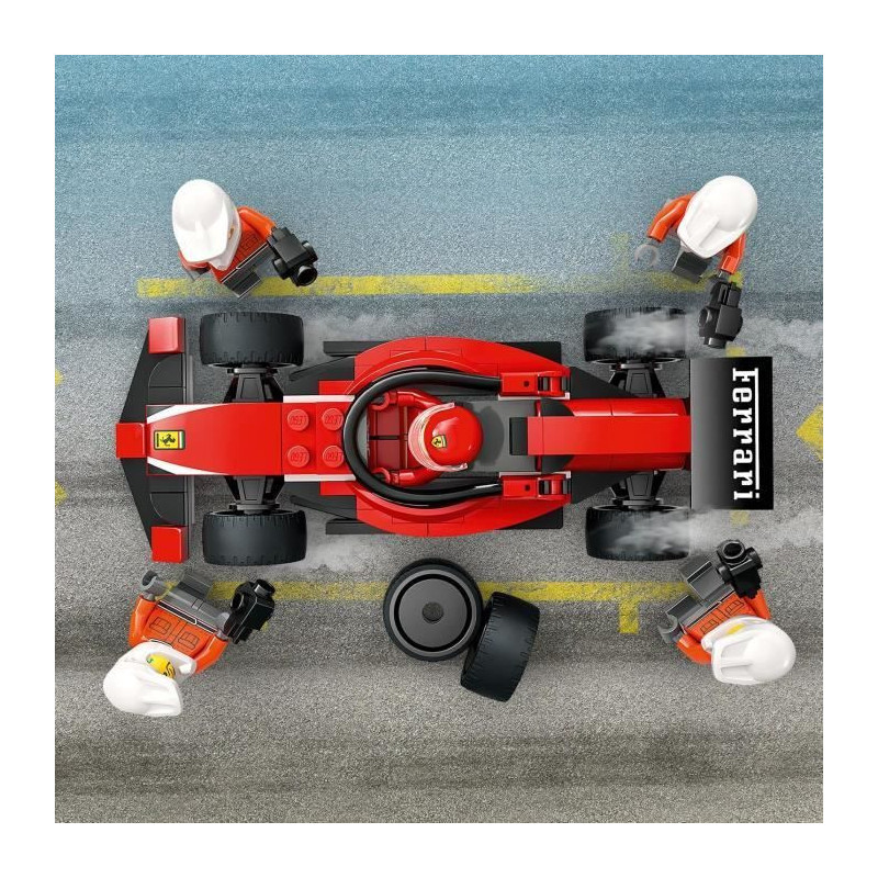 LEGO City 60443 F1 Pit Stop with Ferrari Car - Toy for Boys Ages 6 and