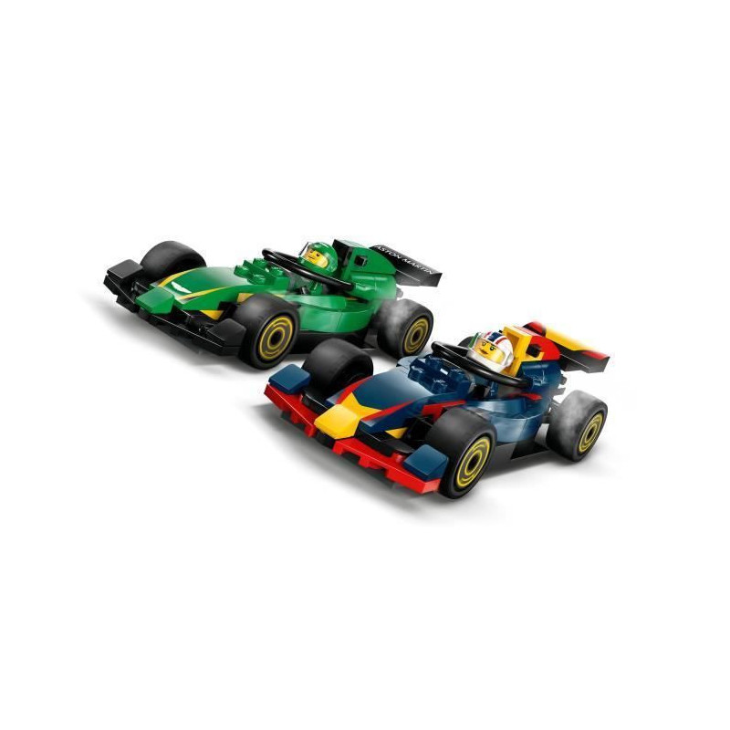 LEGO City 60445 F1 Truck with RB20 and AMR24 F1 Cars - Game for Boys A