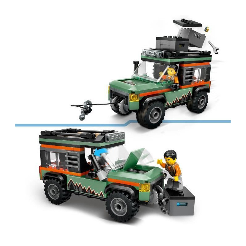 LEGO City 60447 4x4 Off-Road Truck - Building Toy for Boys Ages 6 and