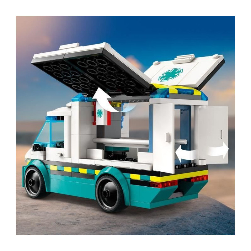 LEGO City 60451 Rescue Ambulance - Building Toy for Boys Aged 5