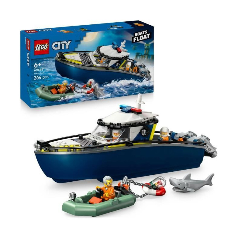LEGO City 60456 Police Boat Chase - Toy for Boys Ages 6 and Up