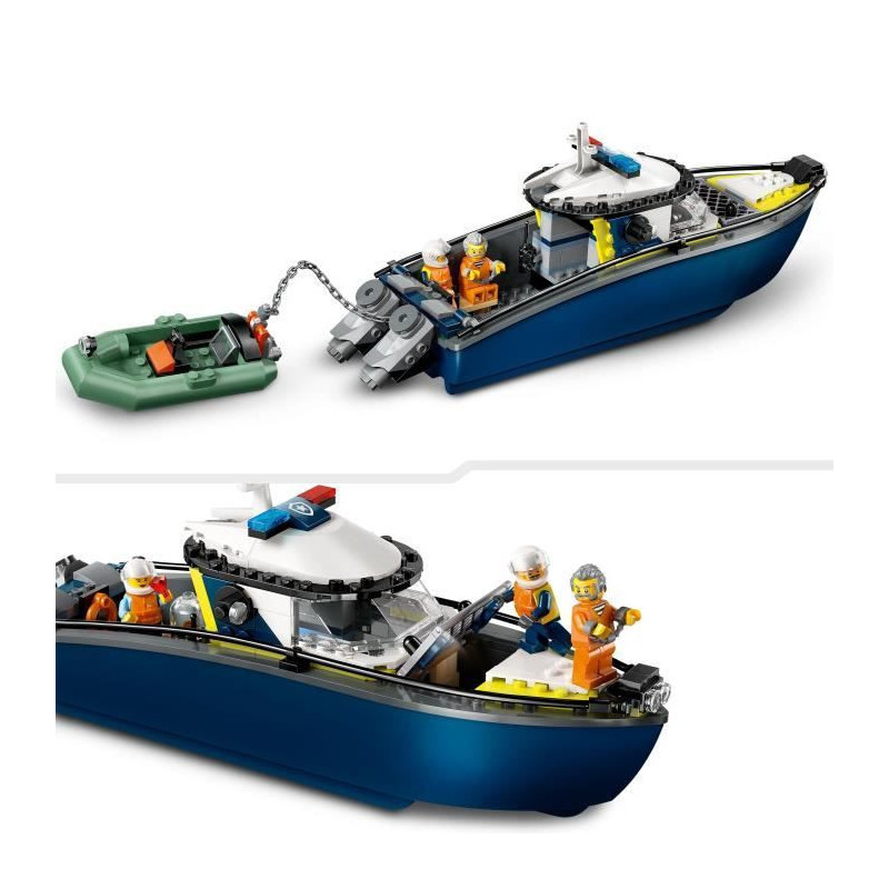 LEGO City 60456 Police Boat Chase - Toy for Boys Ages 6 and Up