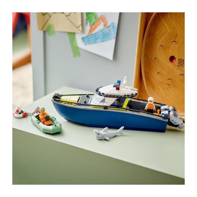 LEGO City 60456 Police Boat Chase - Toy for Boys Ages 6 and Up