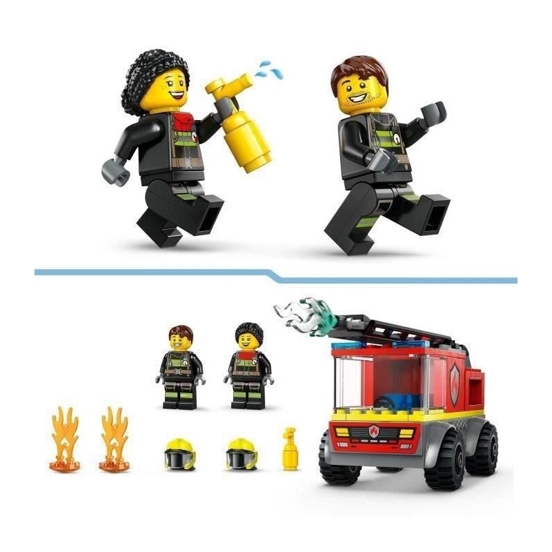 LEGO City 60463 Fire Truck with Ladder - Building Game - Kids Ages 4 a