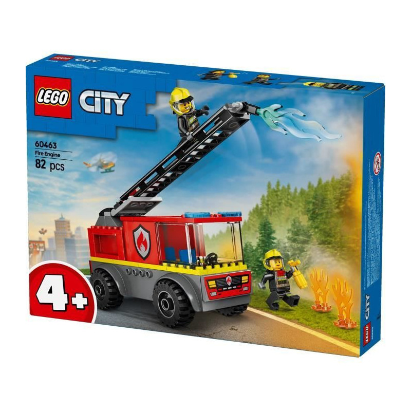 LEGO City 60463 Fire Truck with Ladder - Building Game - Kids Ages 4 a