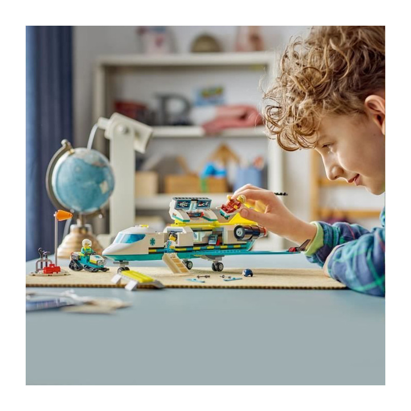 LEGO City 60465 Air Rescue Ambulance - Building Set for Boys Ages 6 an