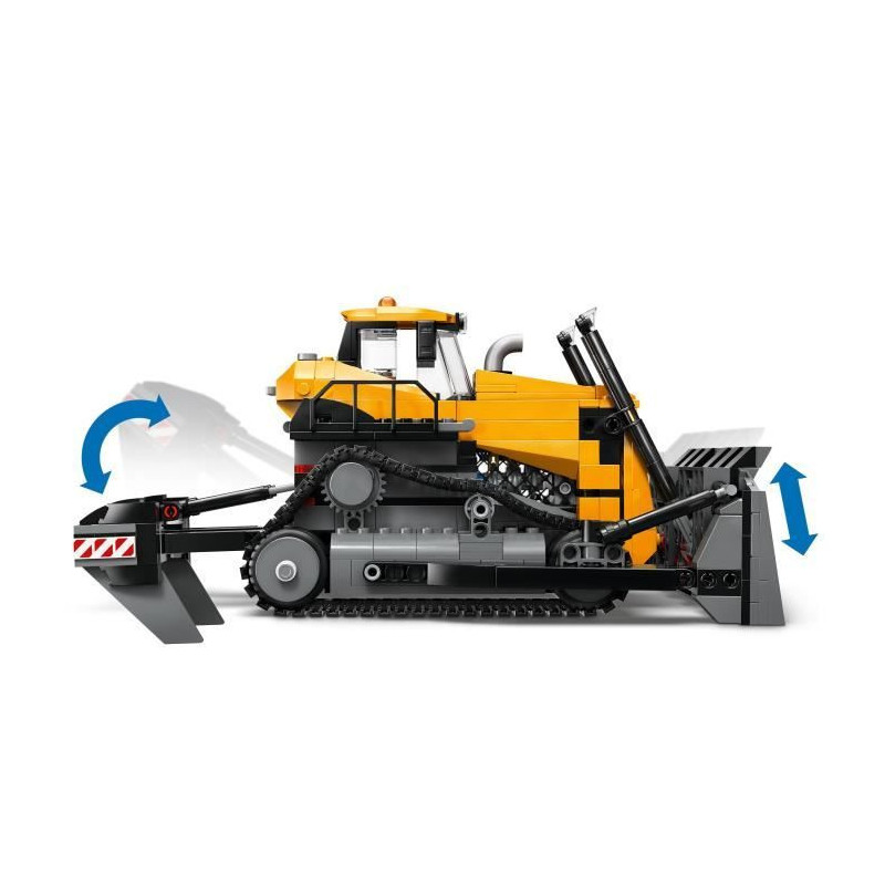 LEGO City 60466 Yellow Bulldozer - Construction Set for Boys or Girls