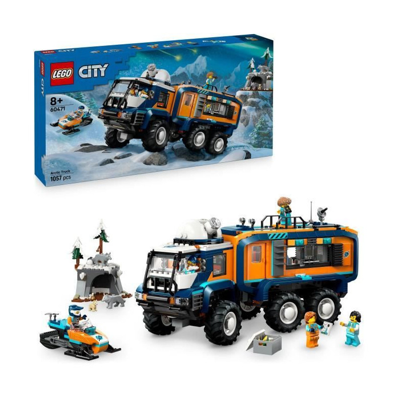 LEGO City 60471 Arctic Explorers Science Truck - Game for 8 Year Olds