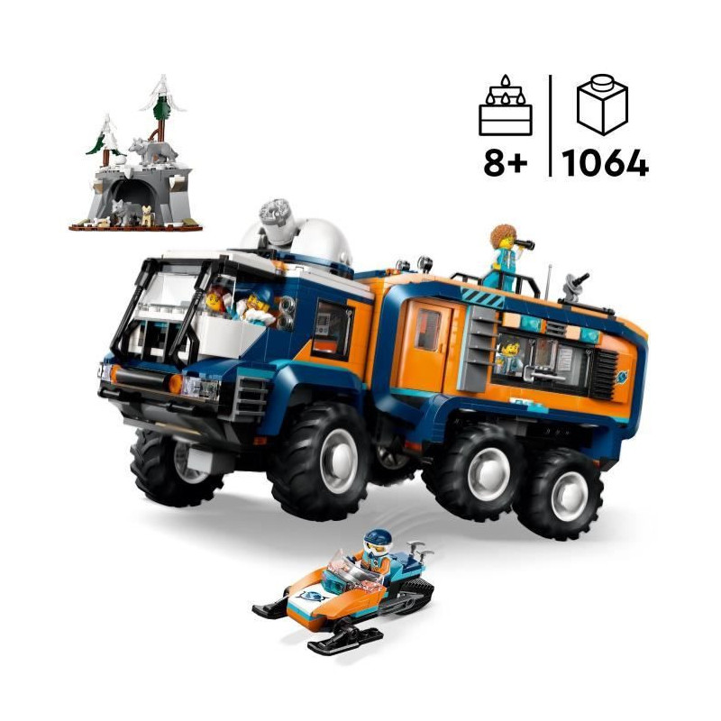 LEGO City 60471 Arctic Explorers Science Truck - Game for 8 Year Olds