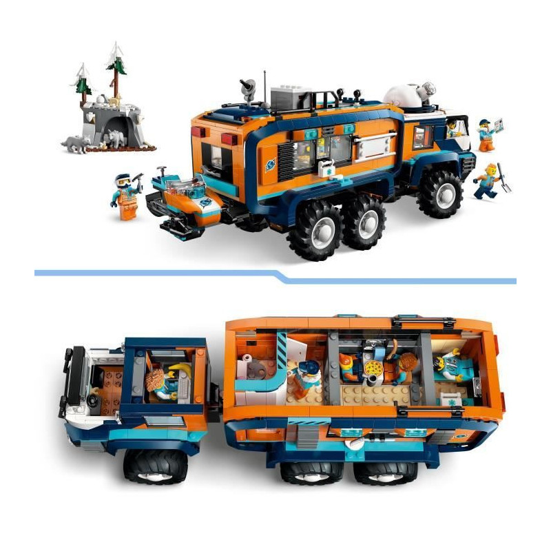 LEGO City 60471 Arctic Explorers Science Truck - Game for 8 Year Olds