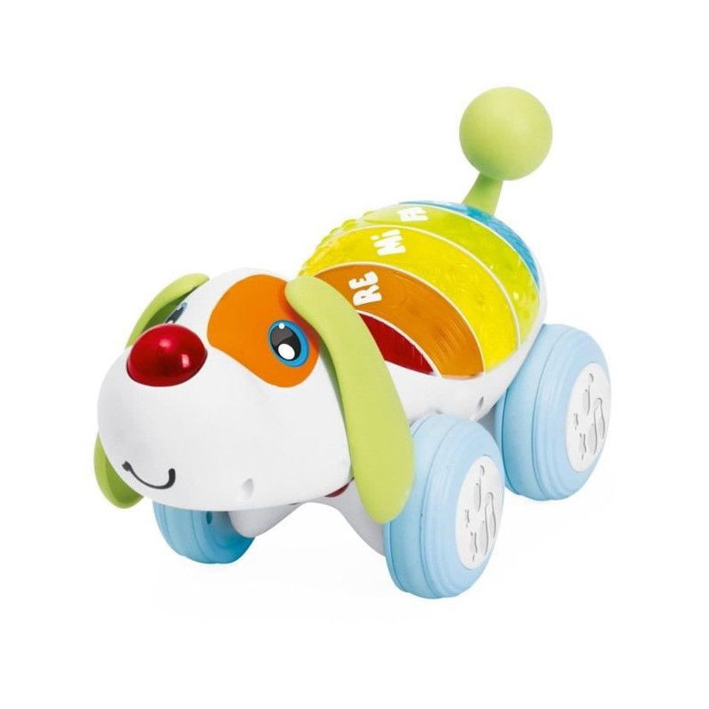 Pull-along toy - Chicco - Dog Ré Mi - White - 18 months - Indoor