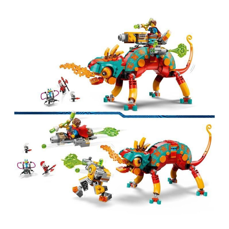 LEGO Dreamzzz 71492 Mateo's Fire-Breathing Chameleon - Game for Boys A