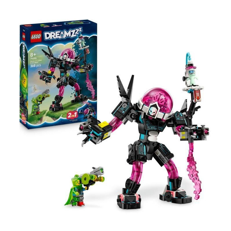 LEGO Dreamzzz 71495 Mateo vs. the Cyber Brain Robot - Building Set for