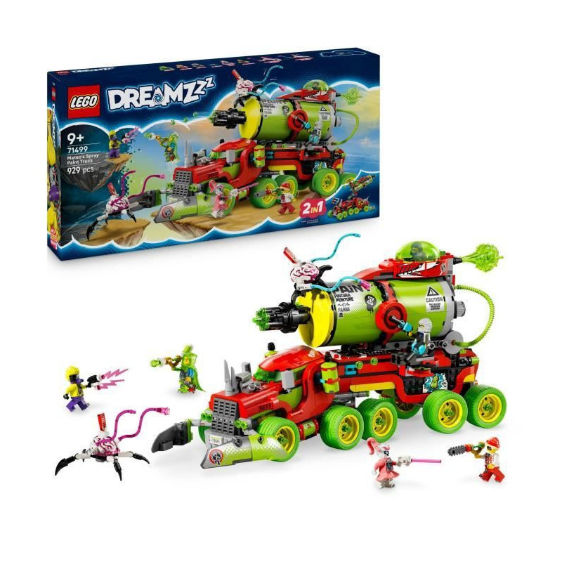 LEGO Dreamzzz 71499 Mateo's Spray Paint Truck - Building Set for Ages