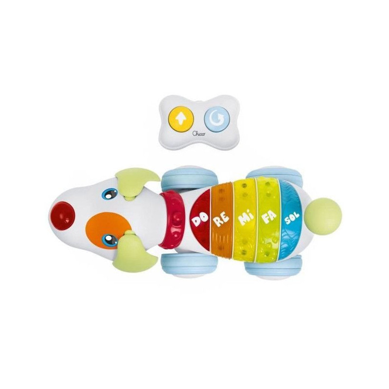 Pull-along toy - Chicco - Dog Ré Mi - White - 18 months - Indoor