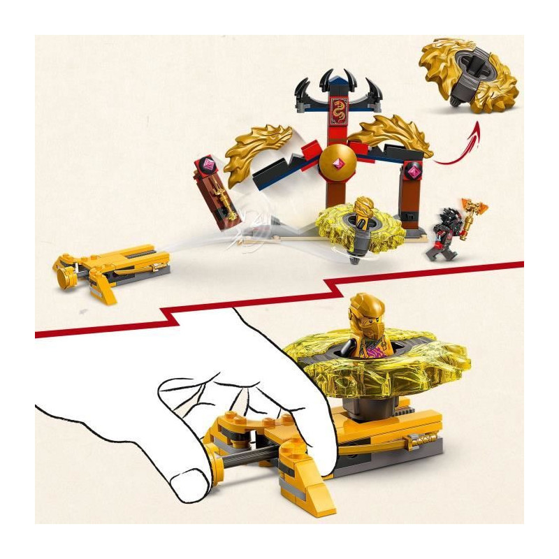 LEGO NINJAGO 71826 Spinjitzu Dragon Battle Pack - Building Toy for Age
