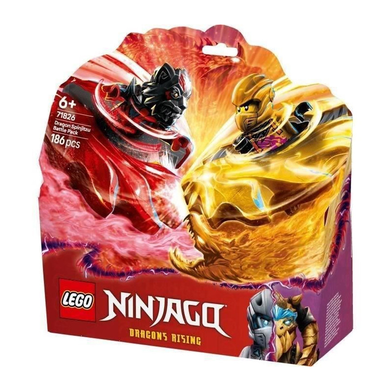 LEGO NINJAGO 71826 Spinjitzu Dragon Battle Pack - Building Toy for Age