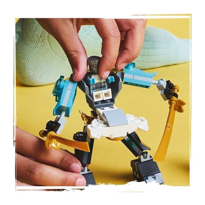 LEGO NINJAGO 71827 Zane's Super Mech Armor - Ninja Role Play for Boys