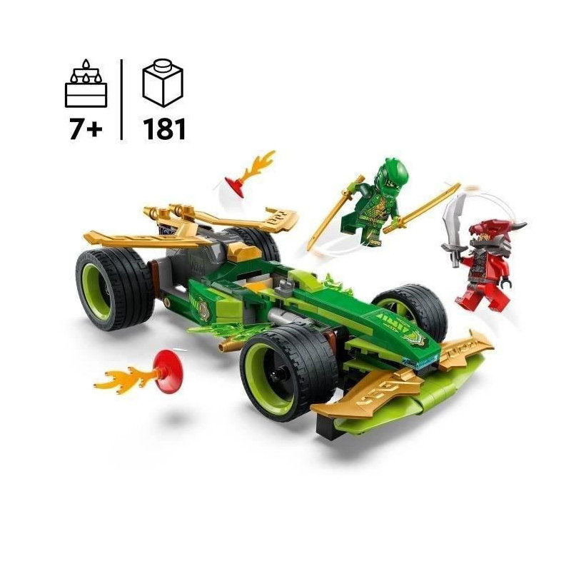 LEGO NINJAGO 71828 Lloyd's Pull-Back Racer - Building Toy
