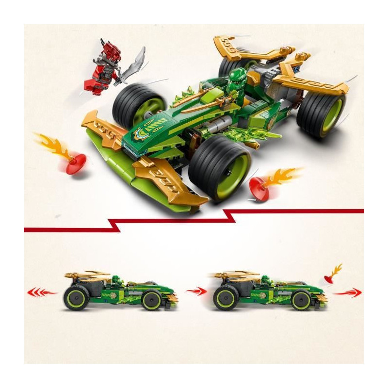 LEGO NINJAGO 71828 Lloyd's Pull-Back Racer - Building Toy