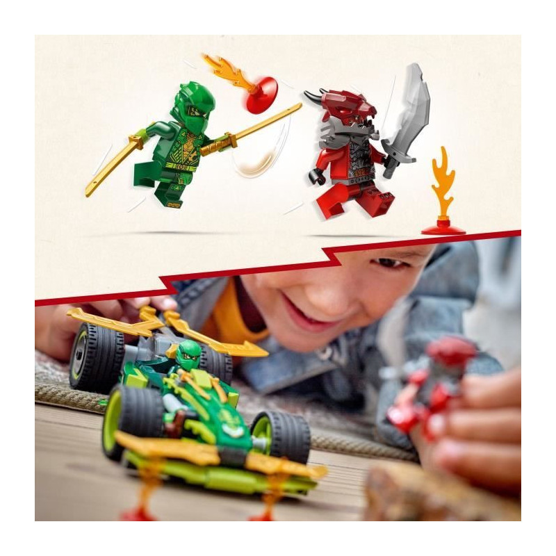 LEGO NINJAGO 71828 Lloyd's Pull-Back Racer - Building Toy