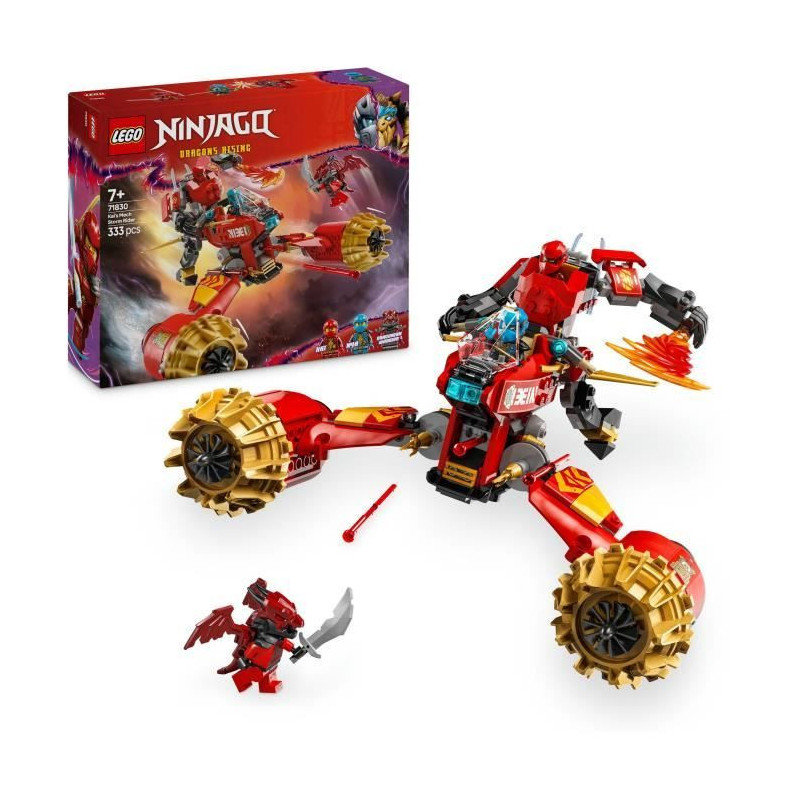 LEGO NINJAGO 71830 Kai Mech Storm Bike - Building Toy for Boys